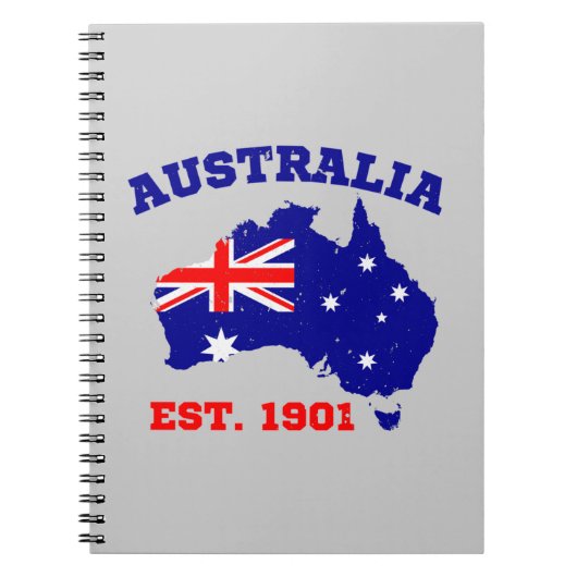 Australië opgericht in 1901 notitieboek (Voorkant)