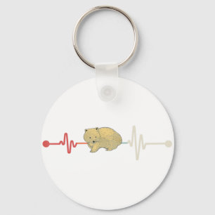 Australië Outback Animal Heartbeat Aussie Wildlife Sleutelhanger