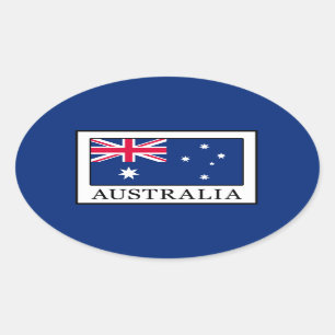 Australië Ovale Sticker