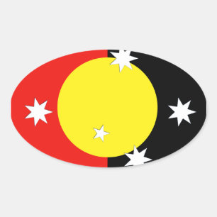 Australië Ovale Sticker