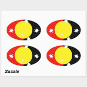 Australië Ovale Sticker (Vel)