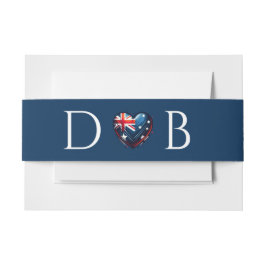 Australië Paar Bruiloft Uitnodigingen Wikkel