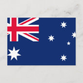 Australië Paar Informatiekaartje (Achterkant)