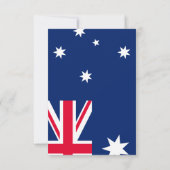 Australië Paar RSVP Kaartje (Achterkant)