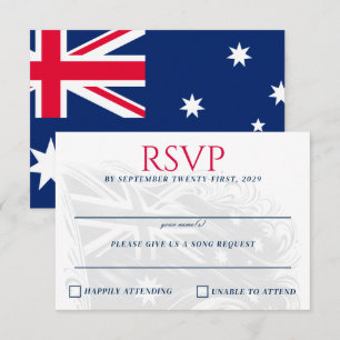 Australië Paar RSVP Kaartje