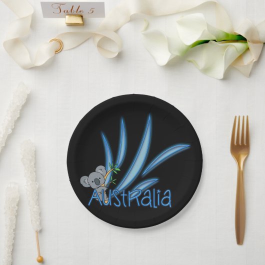 Australië Papieren Bordje (Huwelijk)