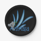 Australië Papieren Bordje (Voorkant)