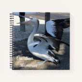 Australië; Pelikaan - Reizen Notitieboek (Voorkant)