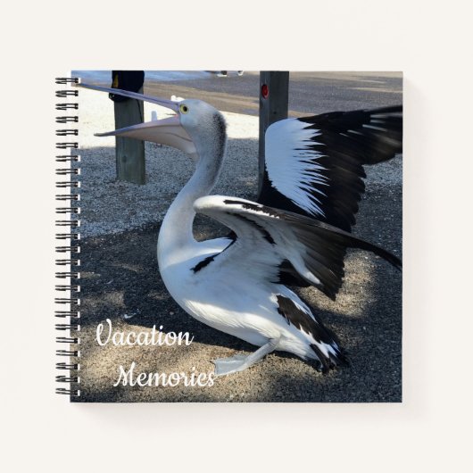 Australië; Pelikaan - Reizen Notitieboek (Voorkant)