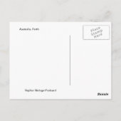 Australië, Perth Briefkaart (Achterkant)