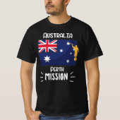 Australië Perth Mormon LDS Mission T-shirt (Voorkant)