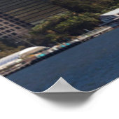 Australië, Perth, skyline van de stad vanaf de riv Poster (Hoek)