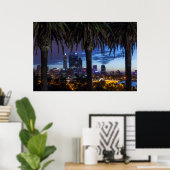 Australië, Perth, stadssilhouet vanuit Kings Park  Poster (Thuiskantoor)