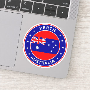 Australië, Perth Sticker