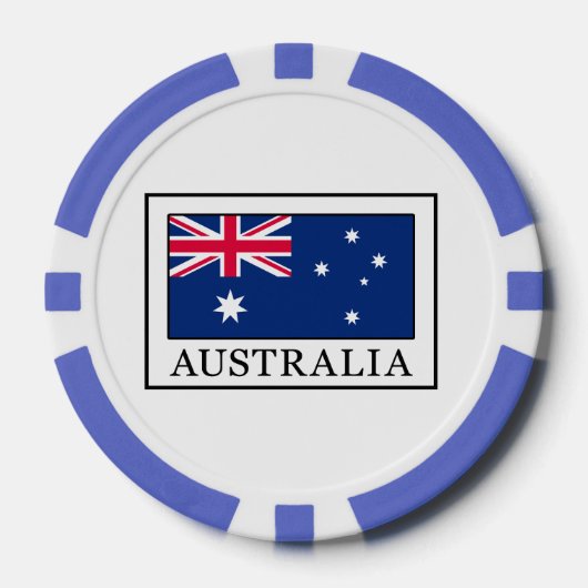 Australië Poker Chips (Voorkant)