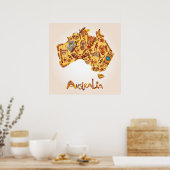 Australië Poster (Keuken)