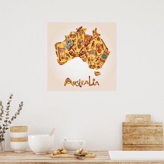 Australië Poster (Keuken)