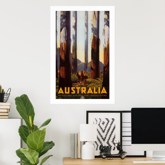 Australië Poster (Thuiskantoor)