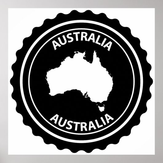 Australië Poster (Voorkant)