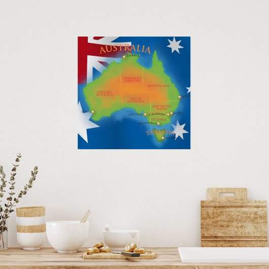 Australië Poster (Keuken)