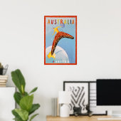 Australië Print Reisposter Australische Kunst (Thuiskantoor)