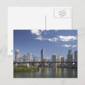 Australië, Queensland, Brisbane, de Brug van het V Briefkaart (Voorkant / Achterkant)