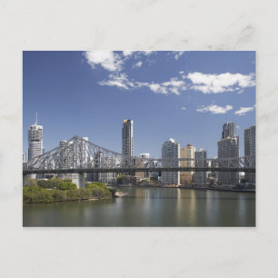Australië, Queensland, Brisbane, de Brug van het V Briefkaart