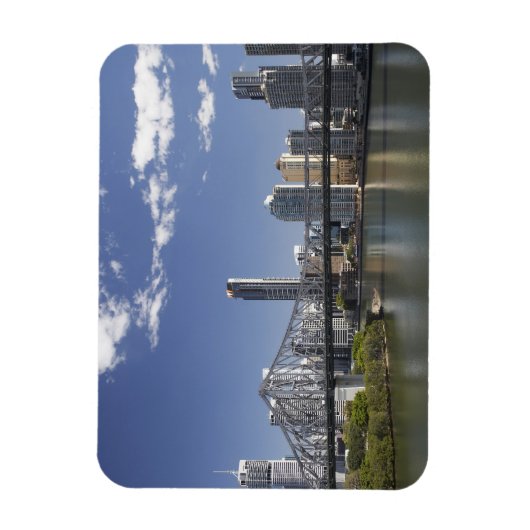 Australië, Queensland, Brisbane, de Brug van het V Magneet (Verticaal)