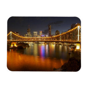 Australië, Queensland, Brisbane, Story Bridge, 2 Magneet