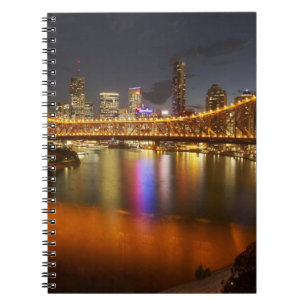 Australië, Queensland, Brisbane, Story Bridge, 2 Notitieboek