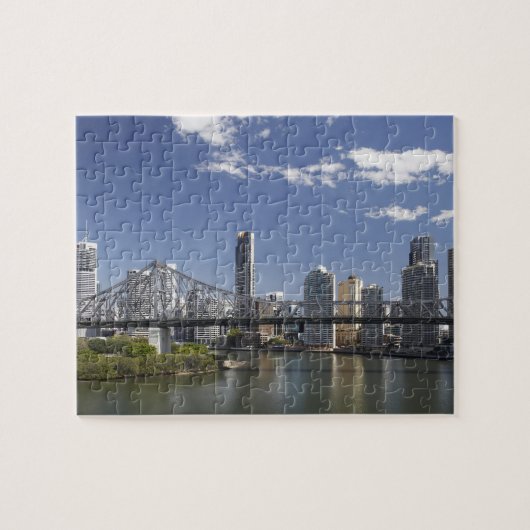 Australië, Queensland, Brisbane, Verhaal Bridge, Legpuzzel (Horizontaal)