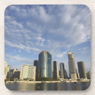Australië, Queensland, Brisbane, Wolkenkrabbers en Onderzetter