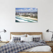 Australië, Queensland, Gold Coast, Main Beach - Canvas Afdruk (Insitu (Slaapkamer))