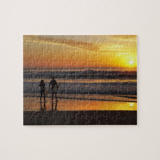 Australië, Queensland, Gold Coast, Surfers bij Legpuzzel (Horizontaal)