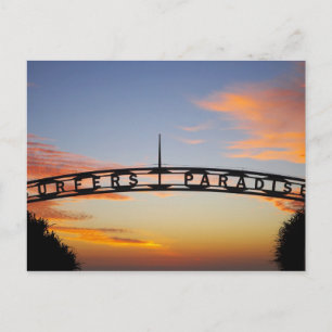 Australië, Queensland, Gold Coast, zonsopgang, Briefkaart