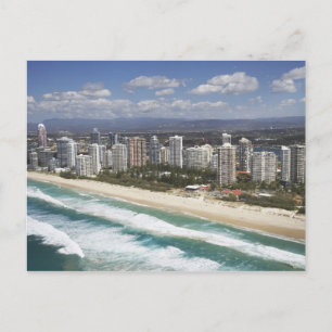 Australië, Queensland, goudkust, hoofdstrand - Briefkaart