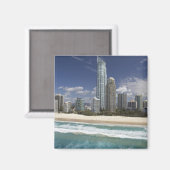 Australië, Queensland, goudkust, surfers Magneet (Voorkant / Achterkant)