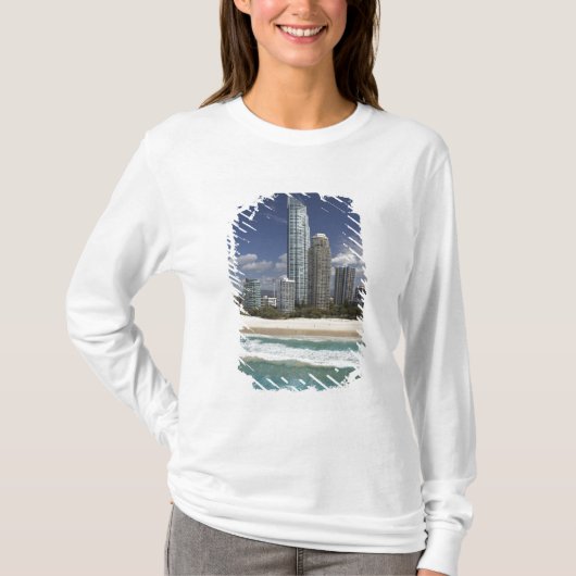 Australië, Queensland, goudkust, surfers T-shirt (Voorkant)