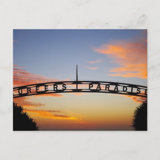 Australië, Queensland, goudkust, zonsopgang; Briefkaart (Voorkant)