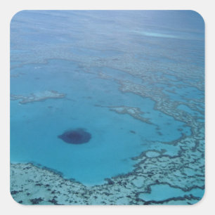 Australië, Queensland. Great Barrier Reef Vierkante Sticker
