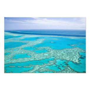 Australië, Queensland, Whitsunday Coast, Great 3 Foto Afdruk