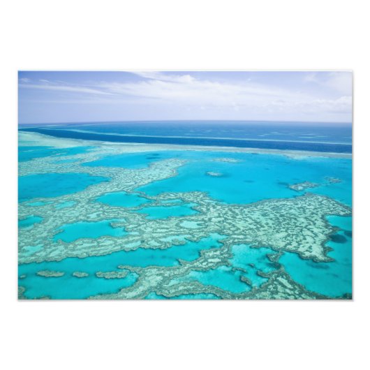 Australië, Queensland, Whitsunday Coast, Great 3 Foto Afdruk (Voorkant)