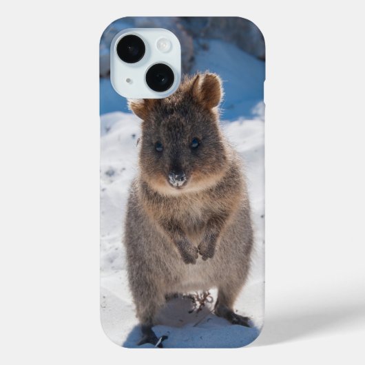 Australië Quokka op het strand Case-Mate iPhone Case (Achterkant)