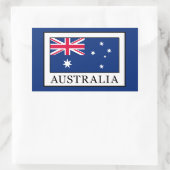 Australië Rechthoekige Sticker (Tas)