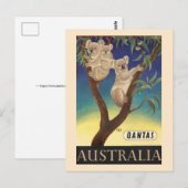 Australië Reis Ansichtkaart Briefkaart (Voorkant / Achterkant)