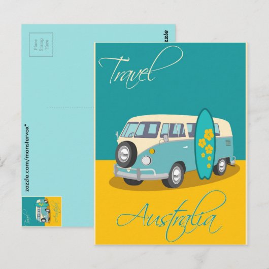 Australië:Reis Briefkaart (Voorkant / Achterkant)