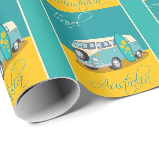 Australië:Reis Cadeaupapier (Rol Hoek)