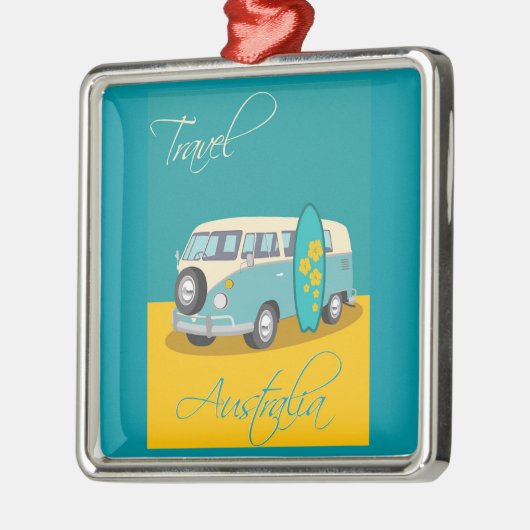 Australië:Reis Metal Ornament (Links)