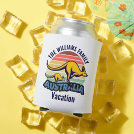 Australië reis Schattige Kangaroo Sunset Custom Blikjeskoeler