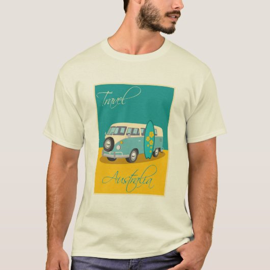 Australië:Reis T-shirt (Voorkant)